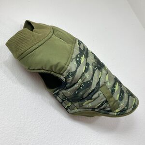 Hotel Doggy Small Green Camouflage Jacket Fleece Lined Hook and Loop Closure